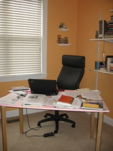 my desk=after